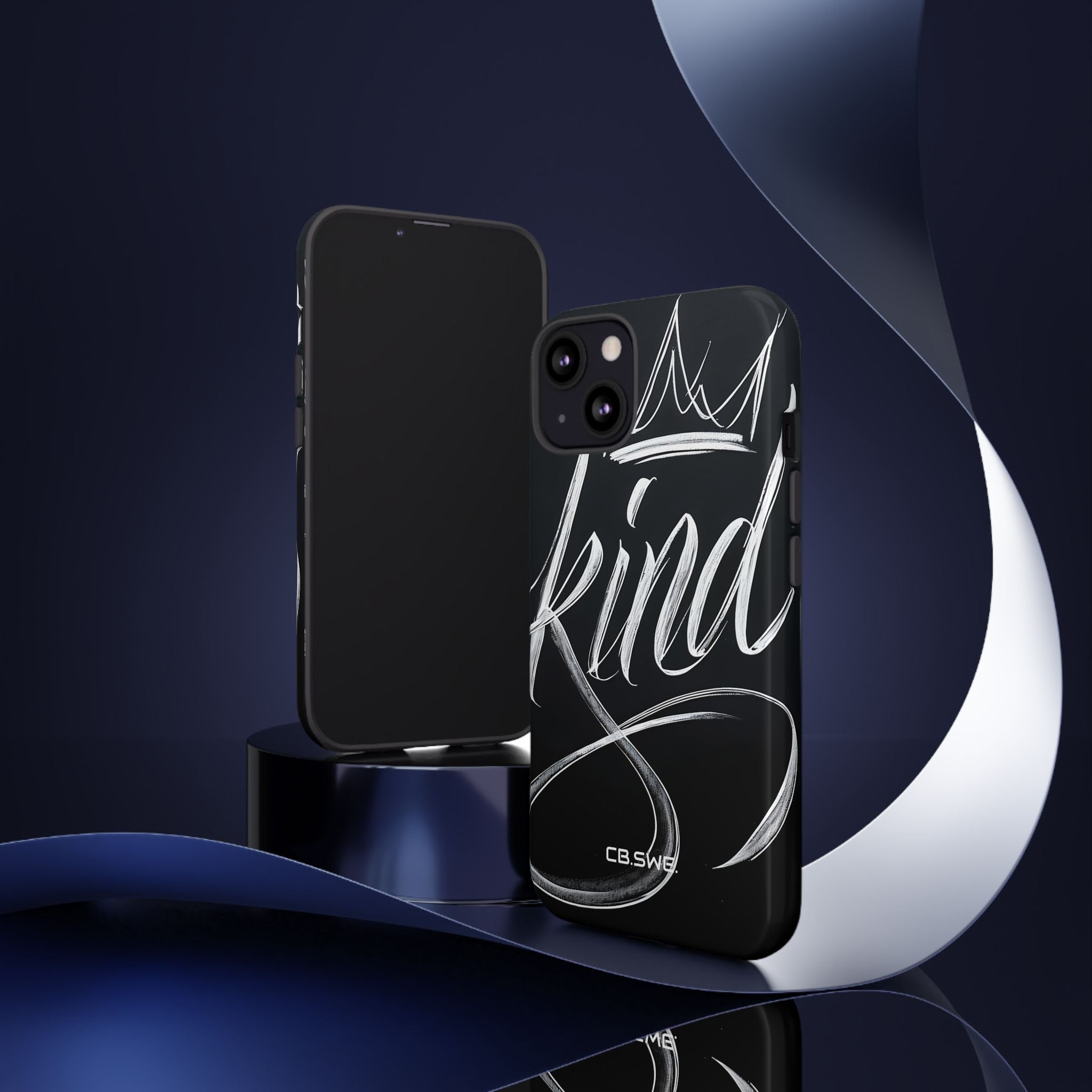 Elegant Kind Calligraphy Crown iPhone 13 - Tough