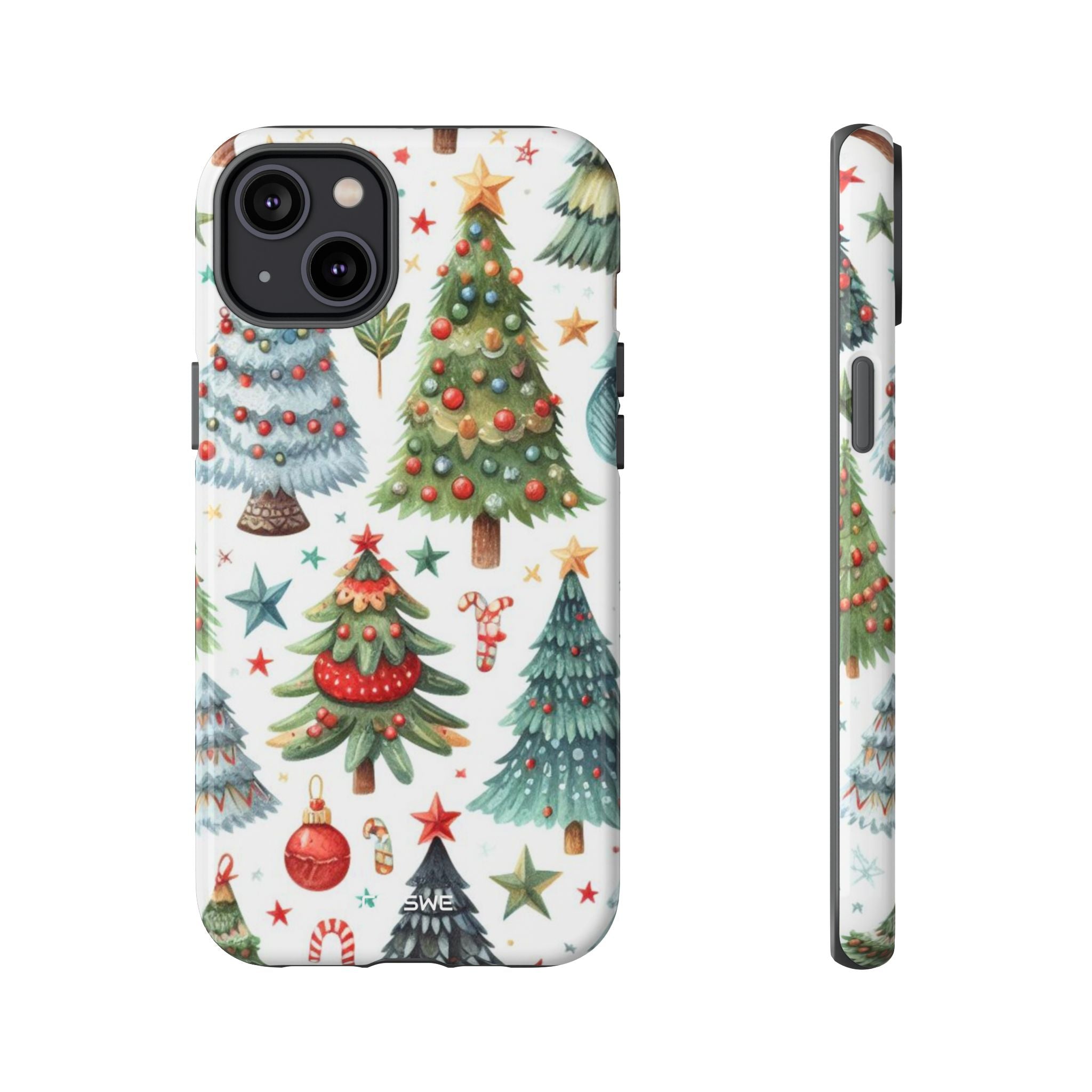 Whimsical Trees Dance - iPhone Case