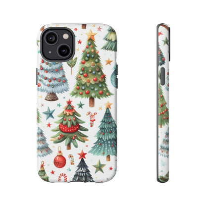 Whimsical Trees Dance - iPhone Case