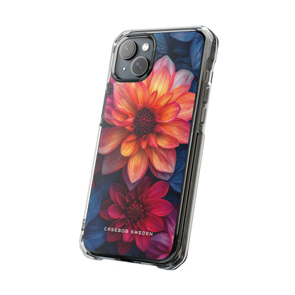 Fiery Bloom Harmony iPhone 15 - Clear Impact Phone Case