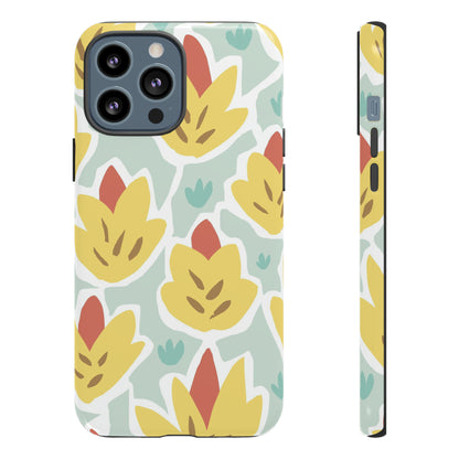 Summer Yellow Happy Flower - Protective Phone Case