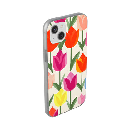 Tulip Harmony Green iPhone 14 Plus - Soft Case