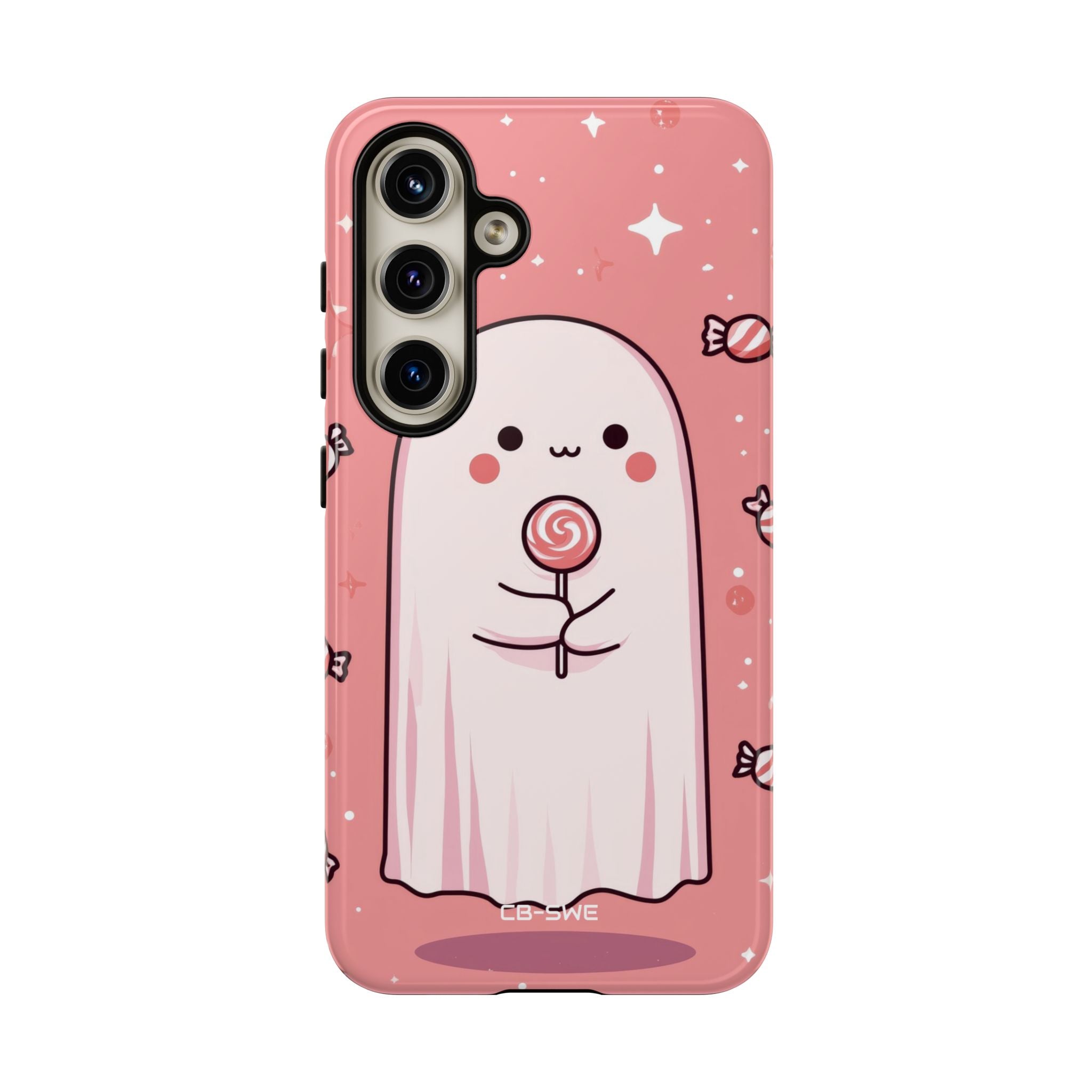 Cute Ghost Holds Candy - Samsung Case