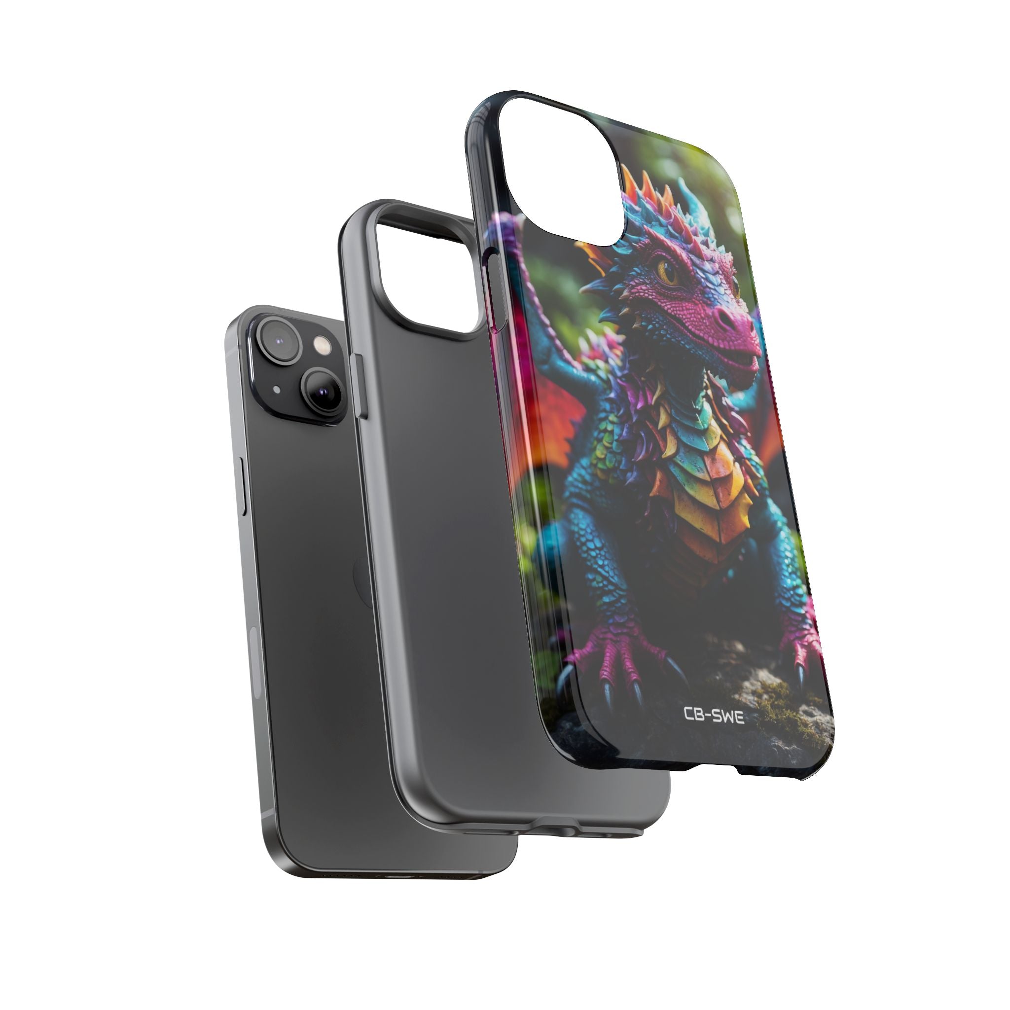 Friendly Dragon Smiles - iPhone Case