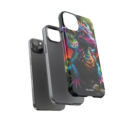 Friendly Dragon Smiles - iPhone Case
