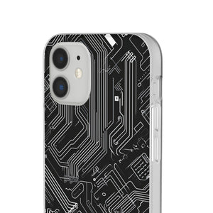 Cyber Circuitry Art | Flexible Phone Case for iPhone