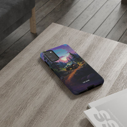 Sunset Forest Drive - Samsung Case