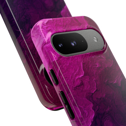 Violet Swirl Google Pixel 9 Case - Tough