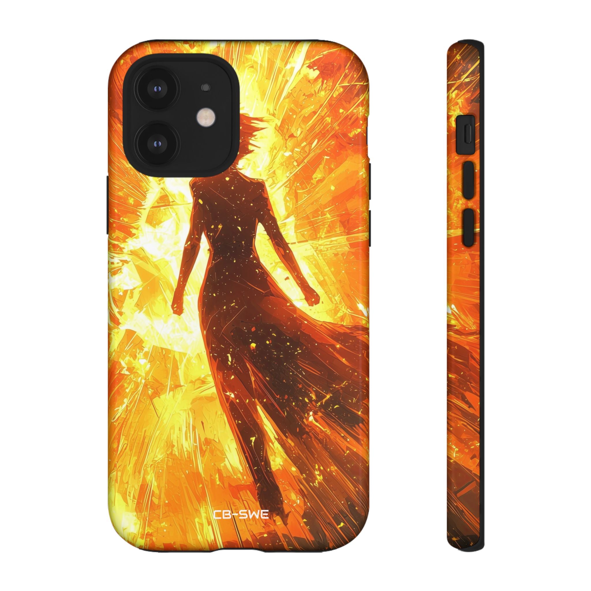 Fiery Energy Erupts - iPhone Case