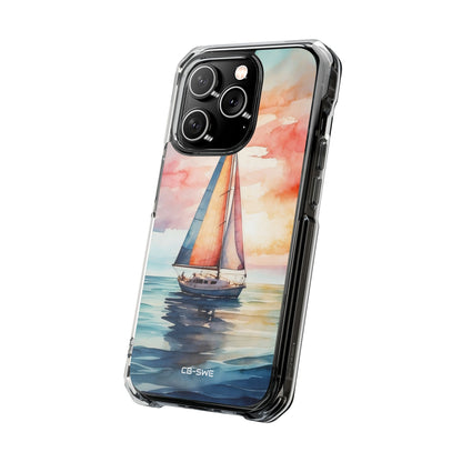 Sailboat Glides Calm iPhone Case - Impact