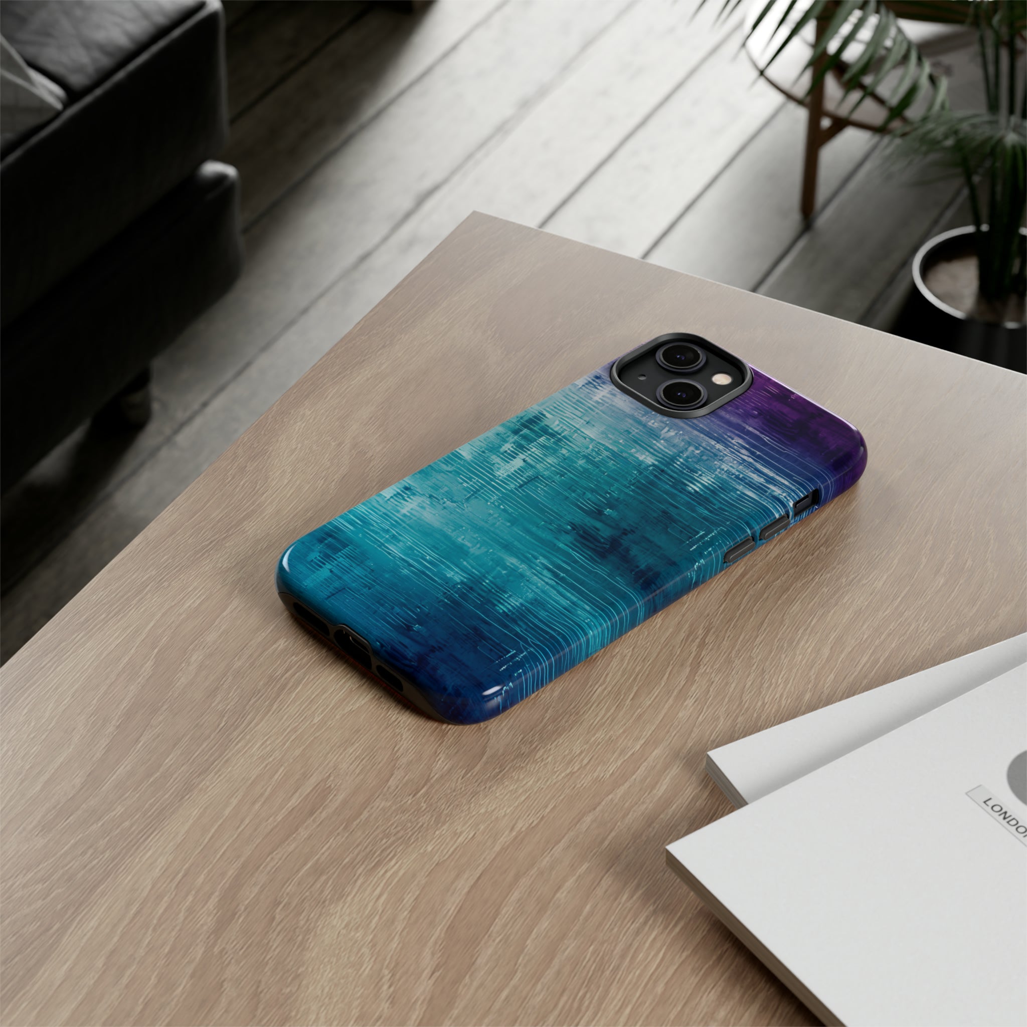 AI Fusion: Metallic Gradient - Protective Phone Case