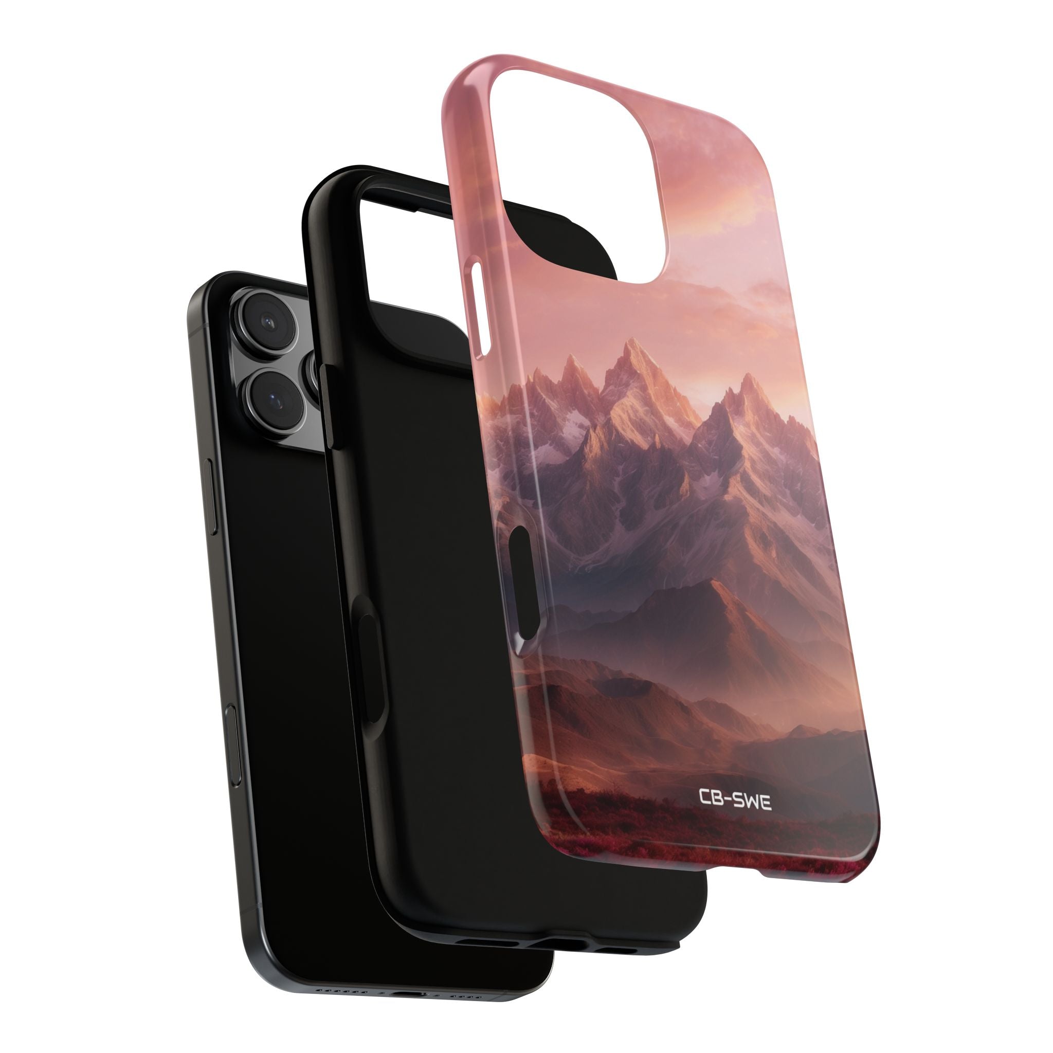 Vibrant Peaks Emerge - iPhone Case