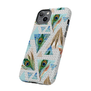 Peacock Feathers - Protective Phone Case