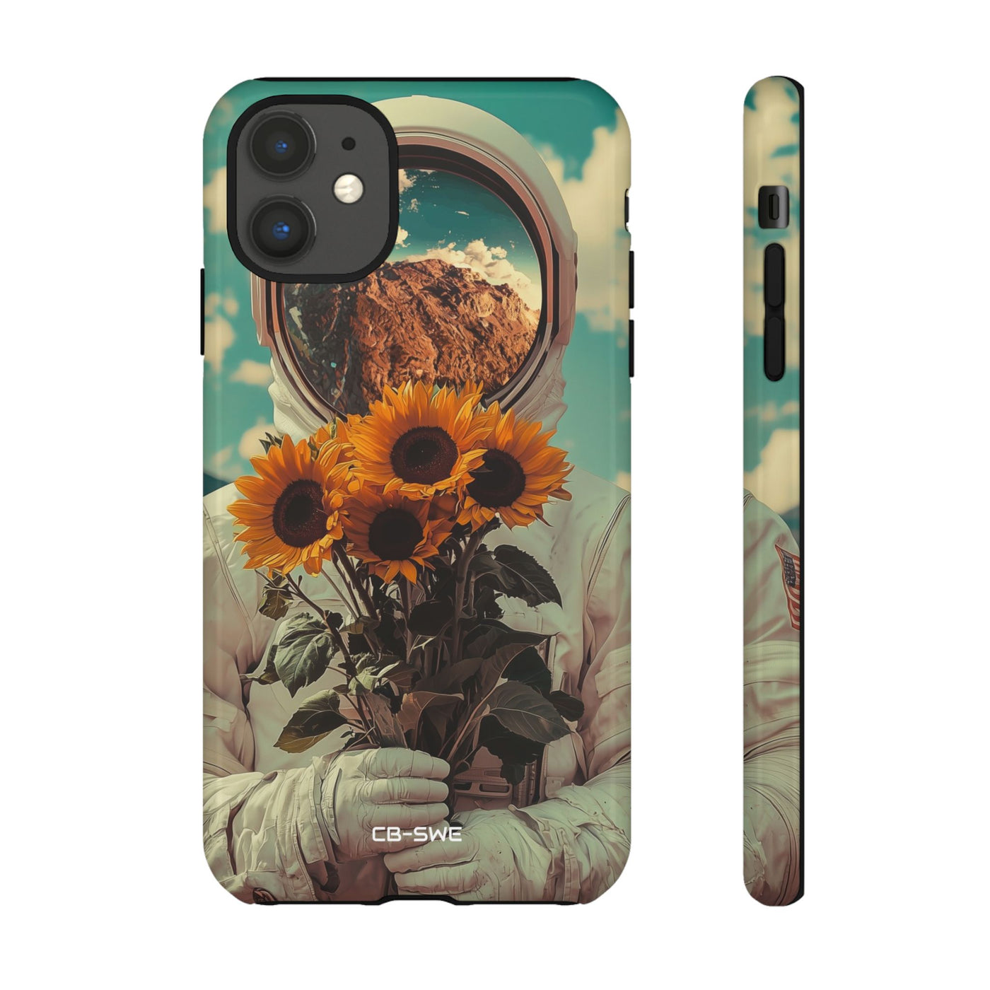 Sunflower Spacesuit Shine - iPhone Case