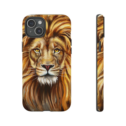 Lion head Digital Painting - Protective Phone Case