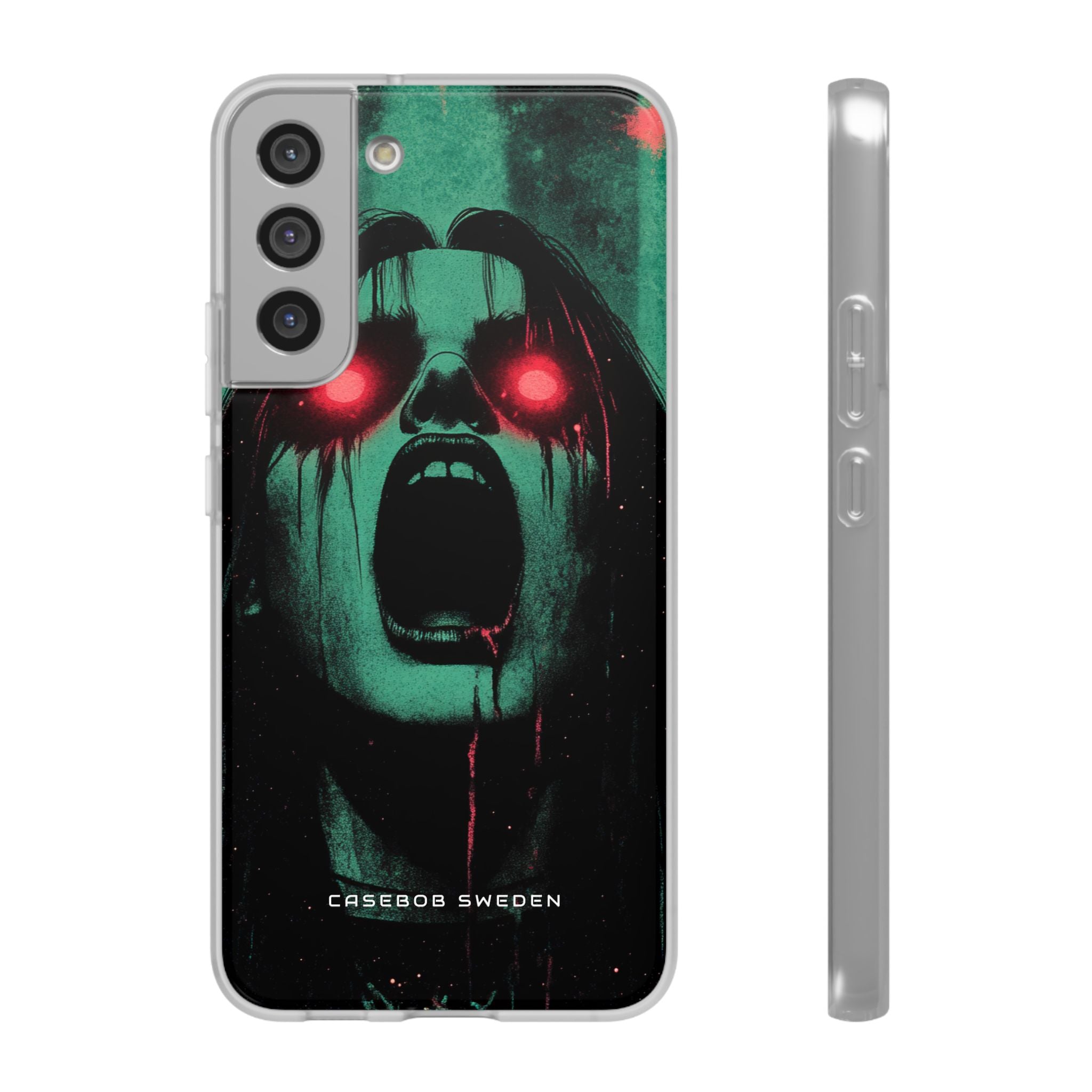 Haunting Glow of Gothic Eyes Samsung S22 - Flexi Phone Case