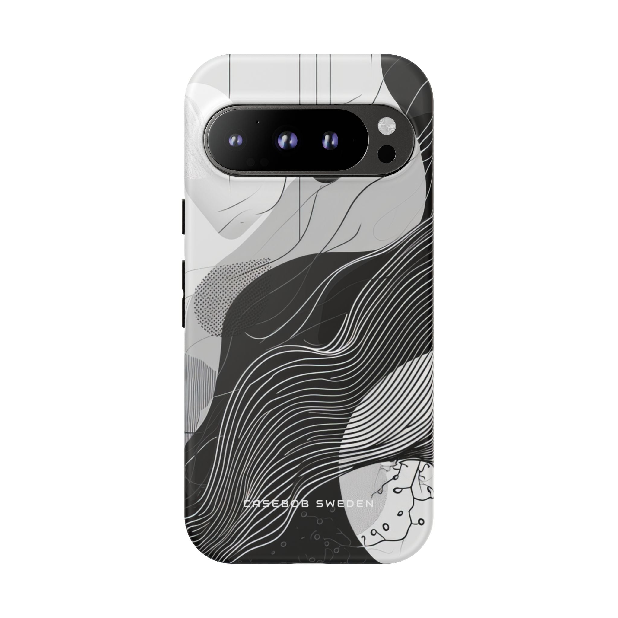 Fluid Geometry Fusion Google Pixel 9 - Tough Phone Case