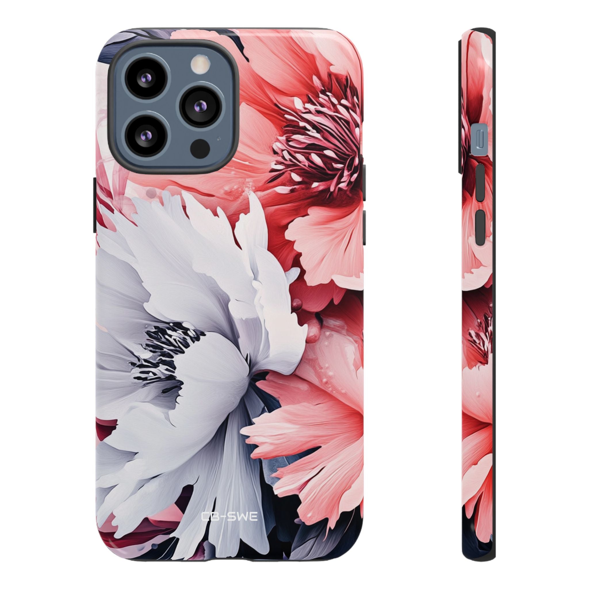 Digital Floral Elegance - iPhone Case