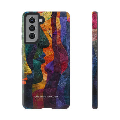 Harmonized Faces and Nature Fusion  Samsung S21 - Tough Phone Case