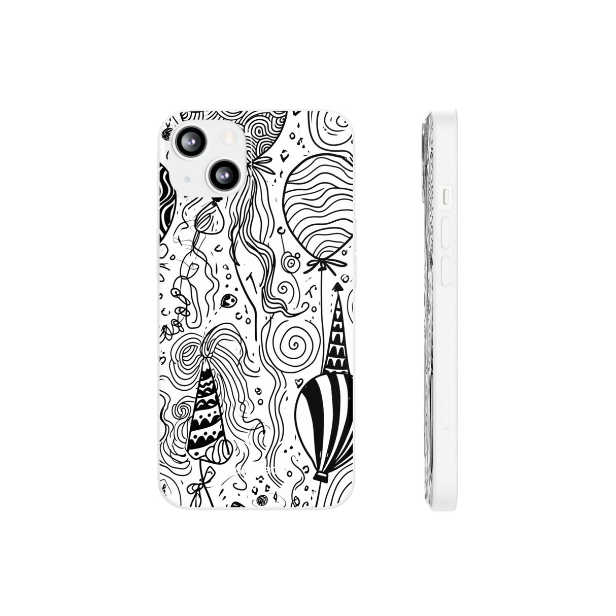 Whimsical Festivity | Flexible Phone Case for iPhone