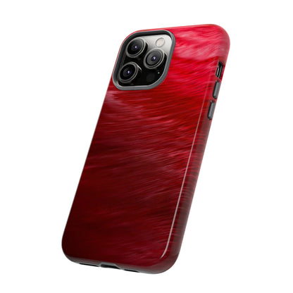 Red Feather Ink Art iPhone Case (Protective) Phone Case