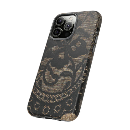 Broomrose Gothic Flower - Protective Phone Case