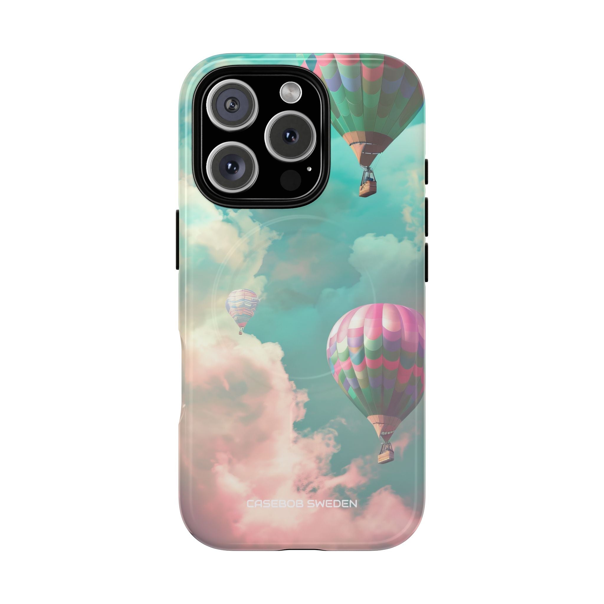 Pastel Balloon Adventure - Tough + MagSafe® iPhone 16 Phone Case