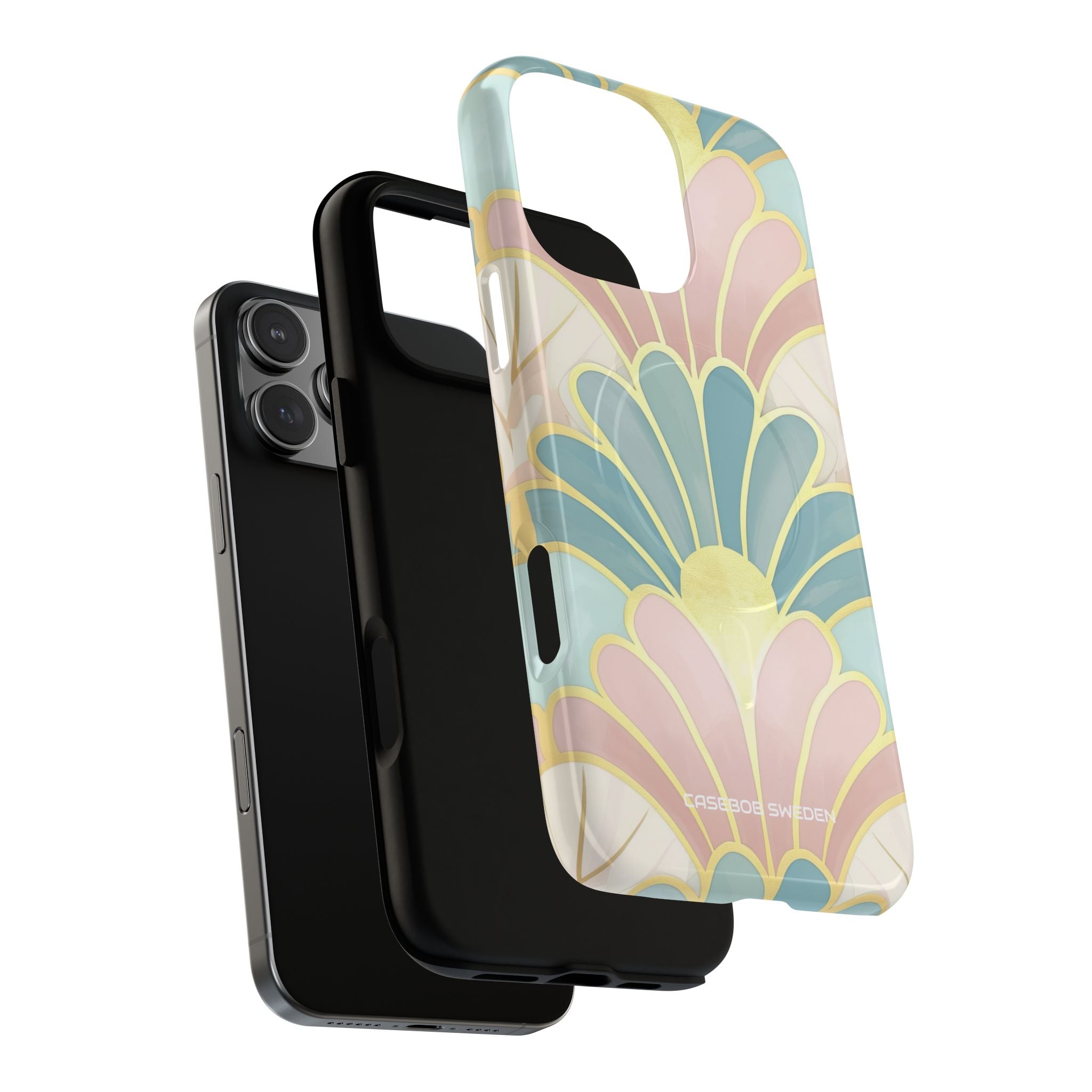 Pastel Deco Elegance - Tough + MagSafe® iPhone 16 Phone Case