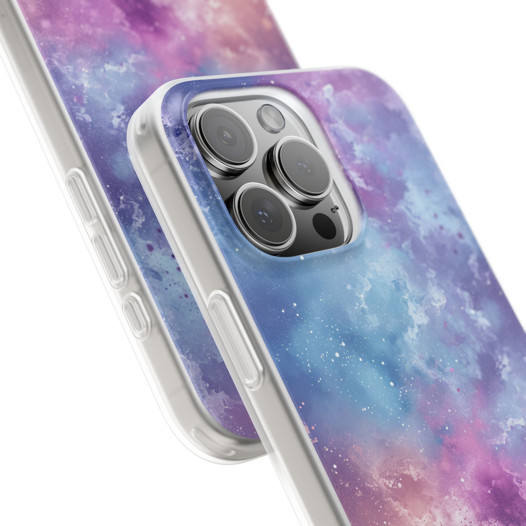 Cosmic Nebula Swirls - Flexi iPhone 16 Phone Case