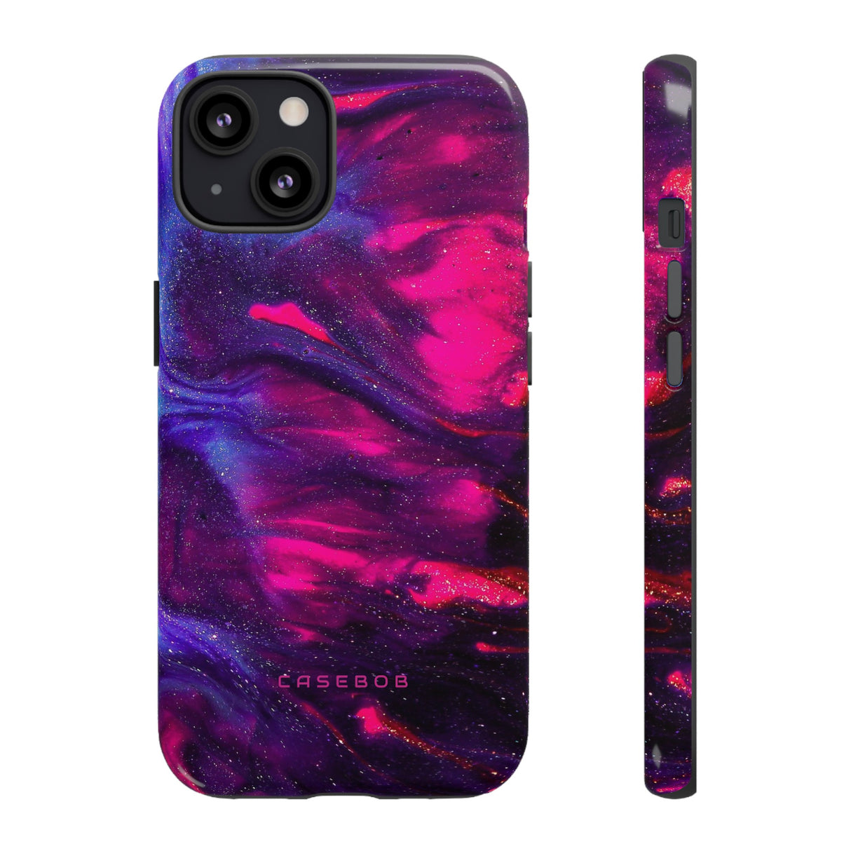 Deep Purple Ink Art - Protective Phone Case