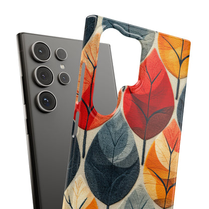 Autumn Leaf Design - Slim Samsung S24 Phone Case