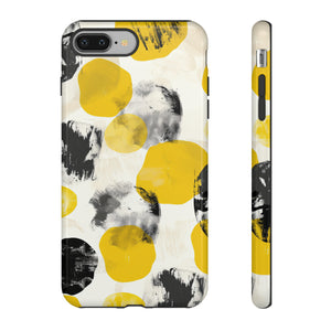 Yellow Dot Minimalism - Protective Phone Case