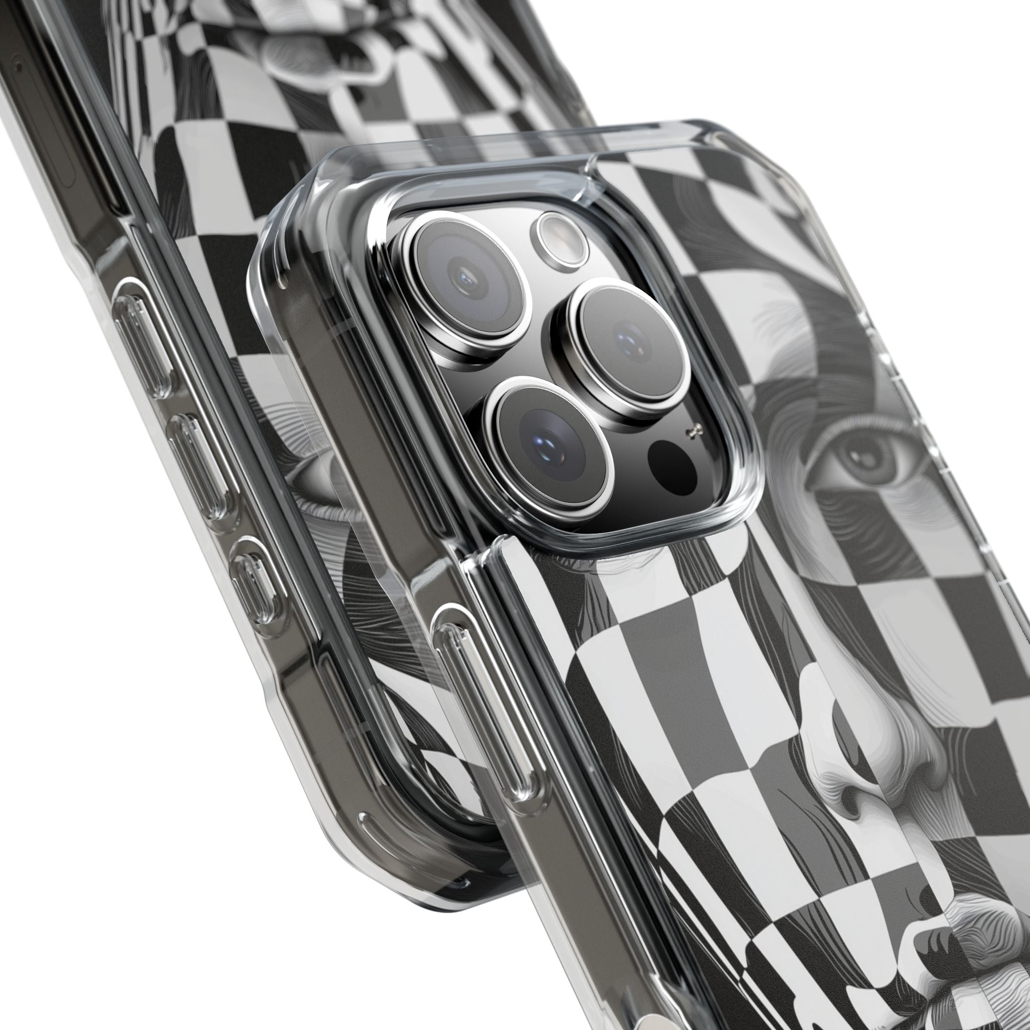 Checkered Face iPhone 16 Pro Case - Impact