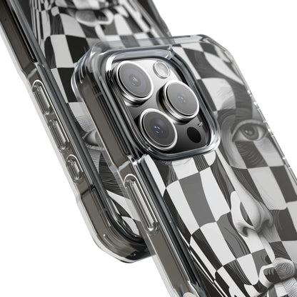 Checkered Face iPhone 16 Pro Case - Impact