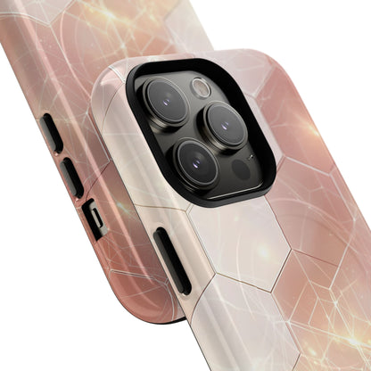 Honeycomb Glow iPhone 14 Pro Case - Tough+