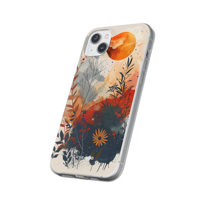 Orange Solstice iPhone 14 Plus Case - Soft