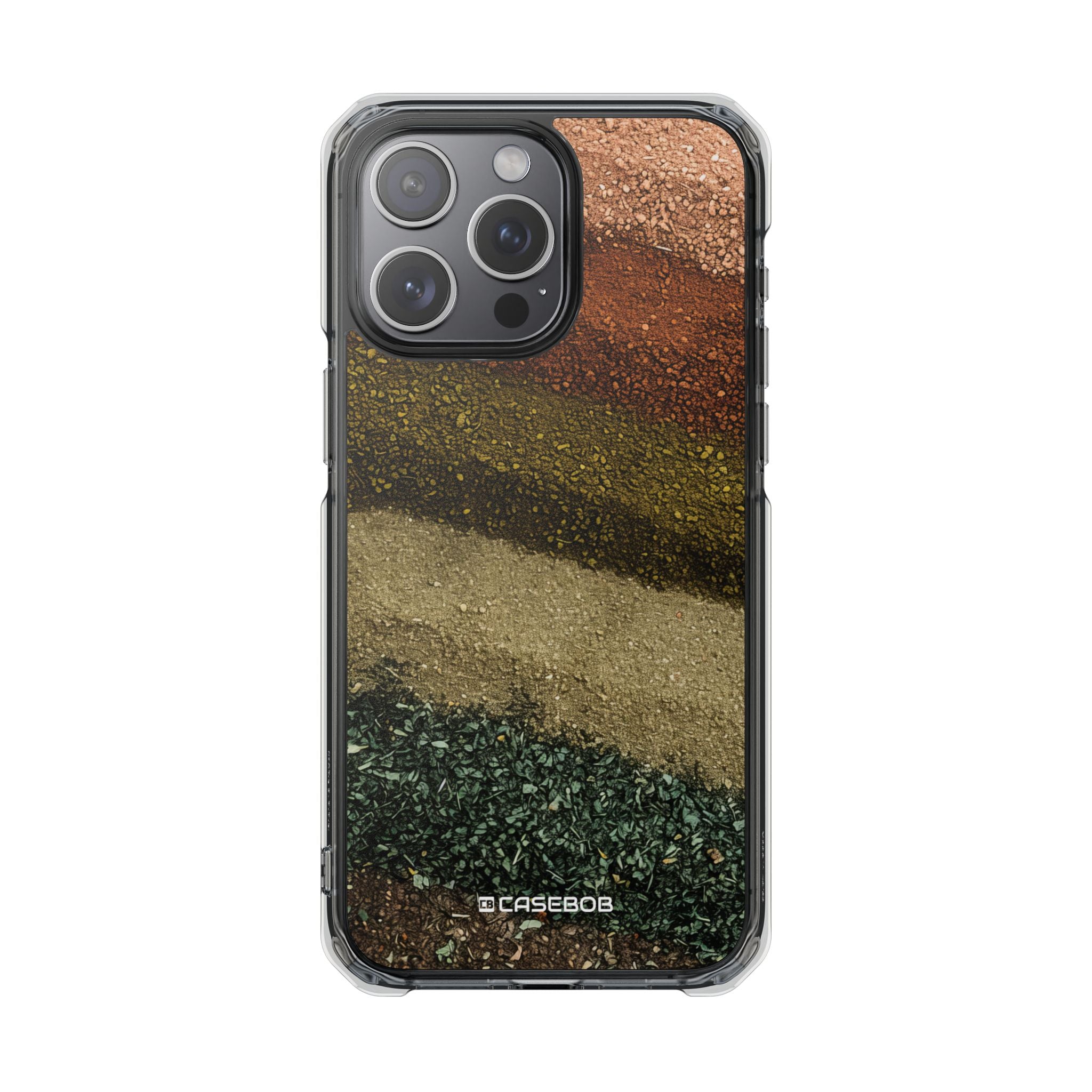 Earth Tone Pattern - Clear Impact Case for iPhone