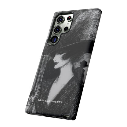 Timeless Elegance in Monochrome Samsung S23 - Tough Phone Case