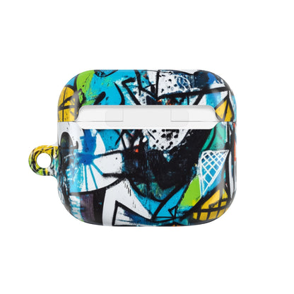 Bold Shapes Blue - AirPods Case