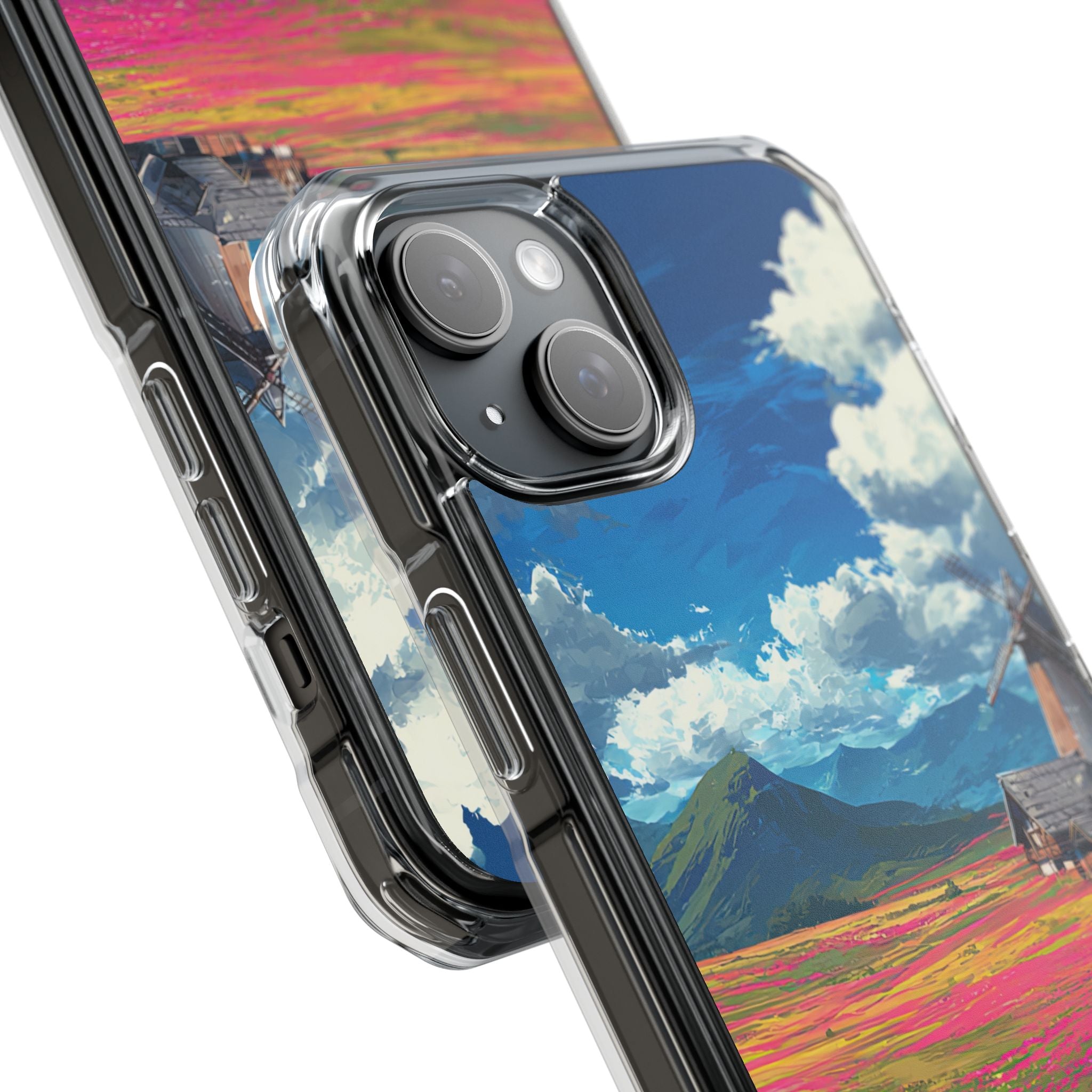 Impressionistic Summer Windmill iPhone Case - Impact