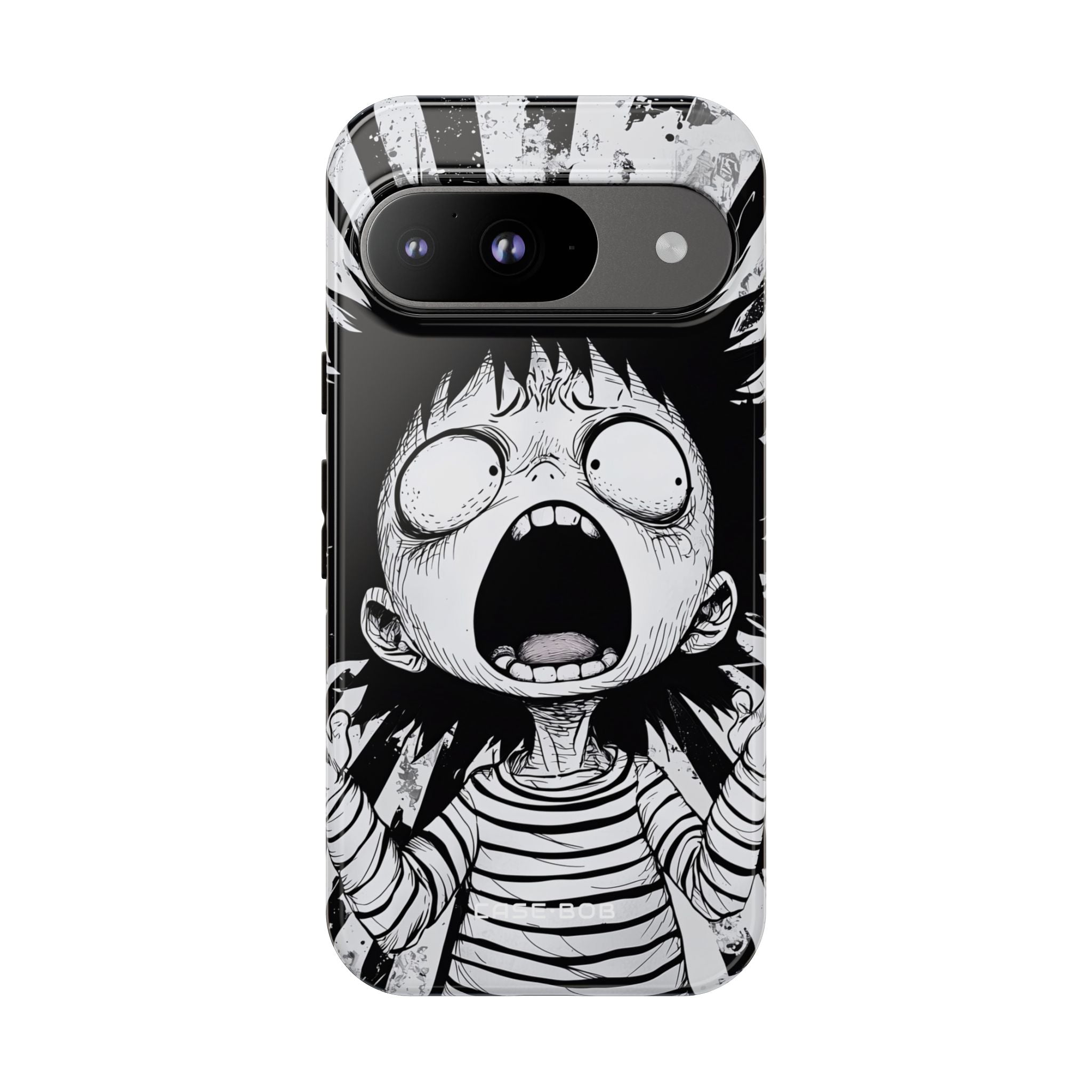 Screaming Stripes Google Pixel 9 Case - Tough