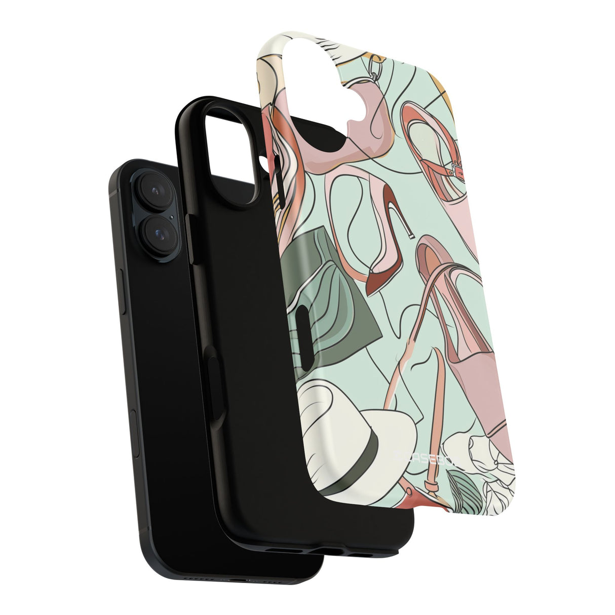 Chic Pastel Fashion Ensemble - for iPhone 16