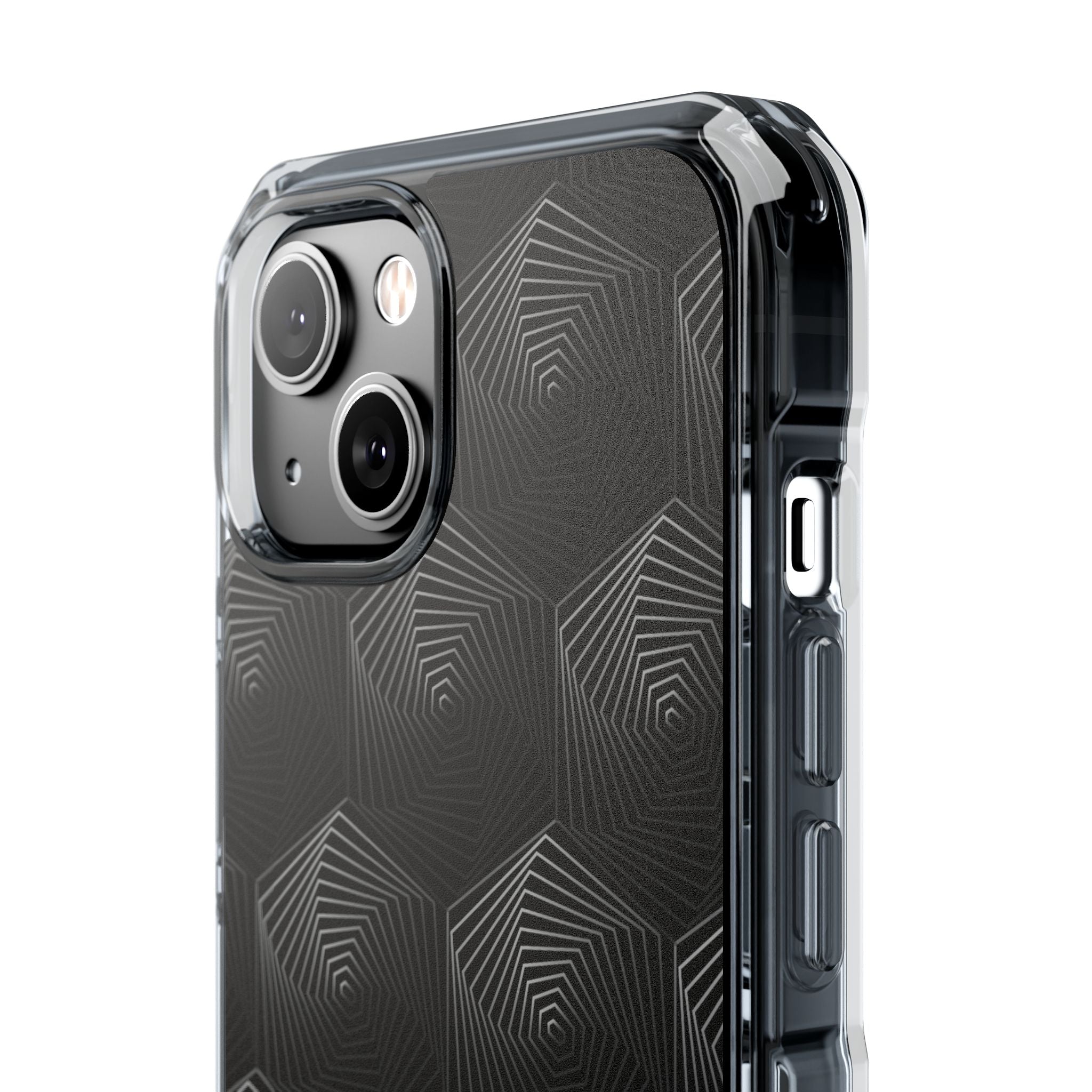 Geometric Spiral Illusion iPhone Case - Impact