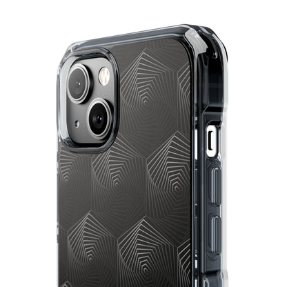 Geometric Spiral Illusion iPhone Case - Impact
