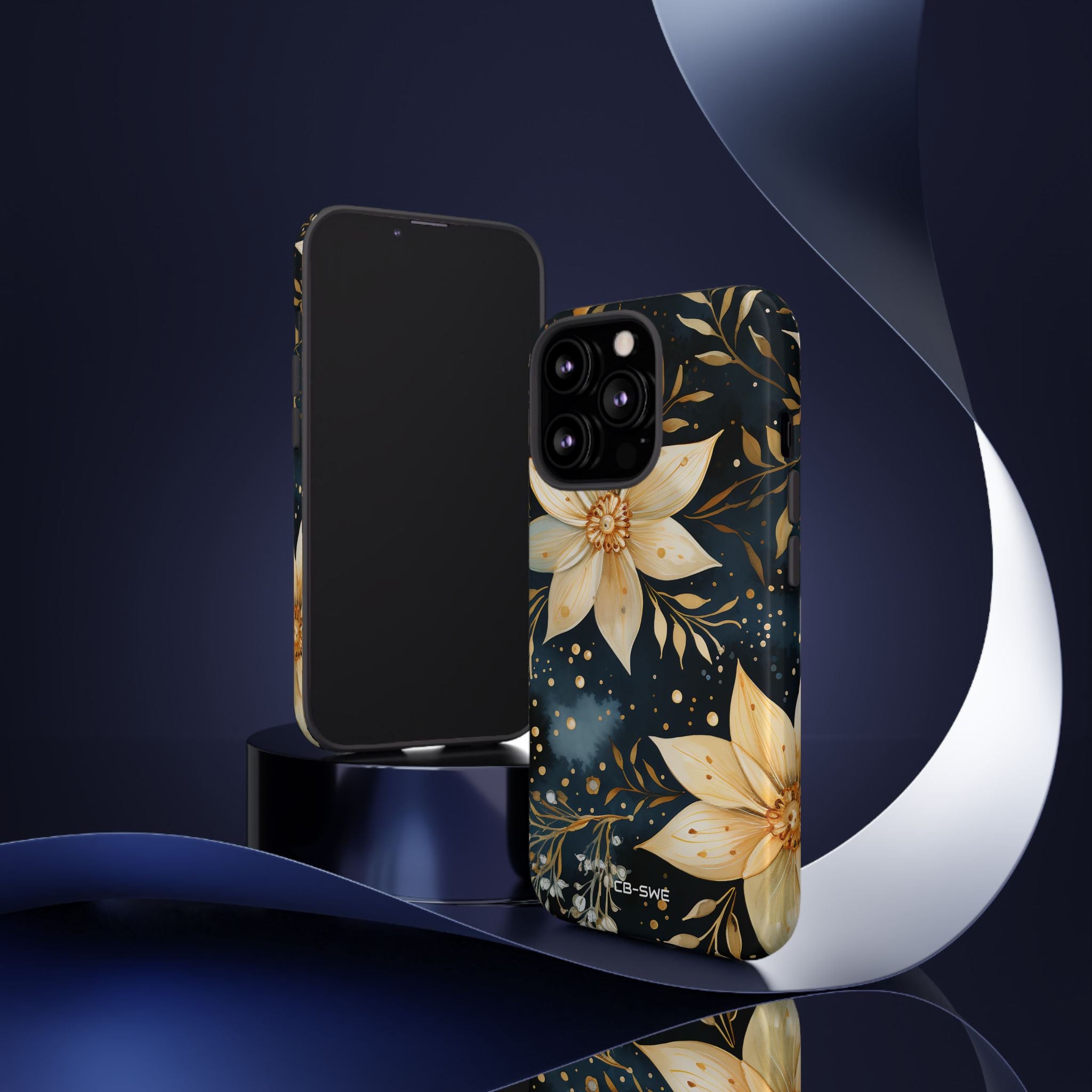 Floral Elegance Flourishes - iPhone Case
