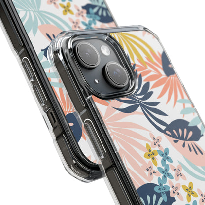Tropical Foliage Blooms iPhone Case - Impact