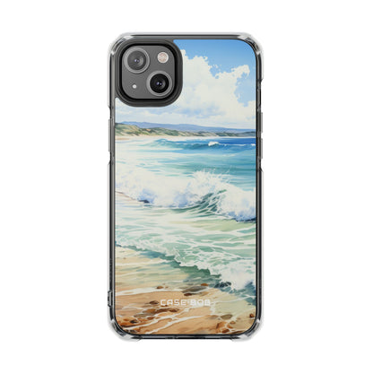 Foamy Wave Breeze iPhone 14 Plus Case - Impact