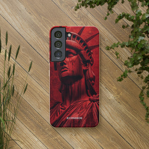 Red Liberty Revolution | Biodegradable Phone Case