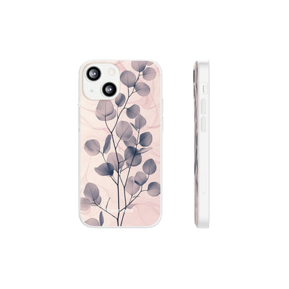 Veined Leaf Whisper iPhone 13 mini Case - Soft