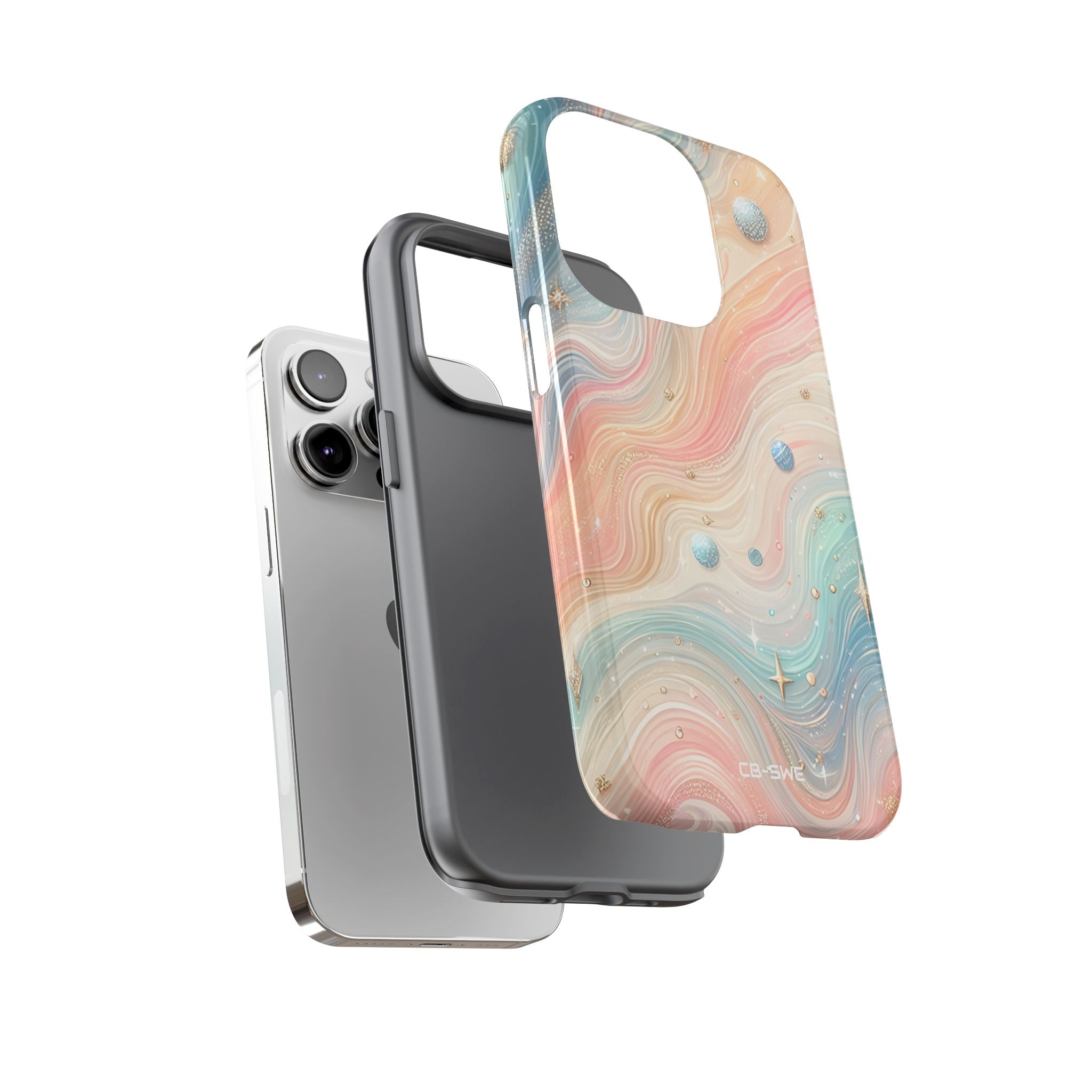 Celestial Waves Dance - iPhone Case